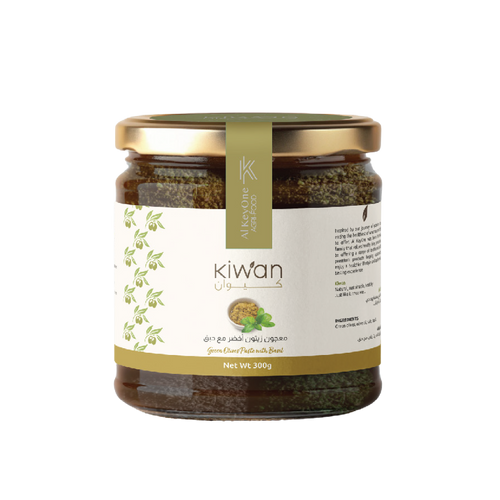 Green Olives Paste with Basil