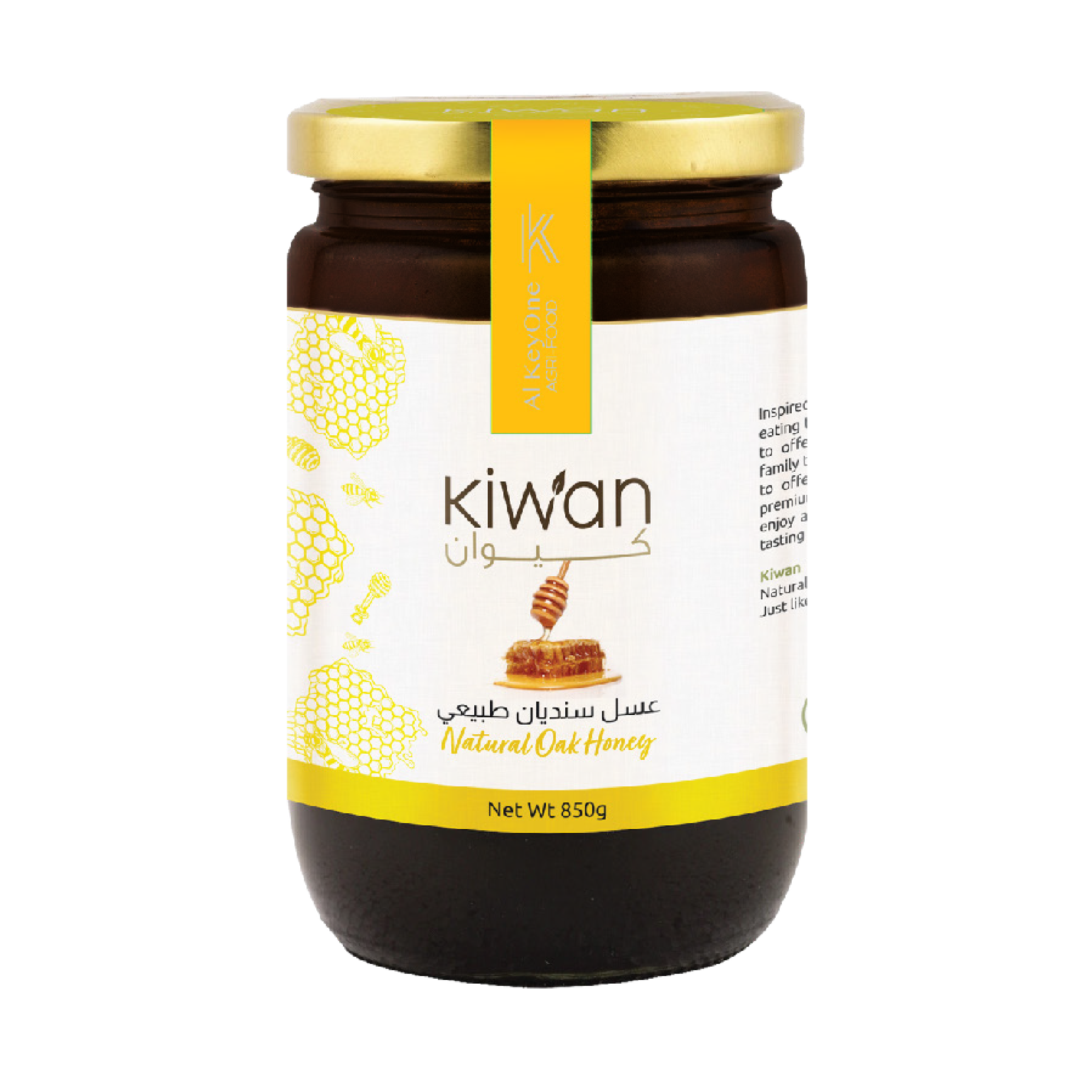 NATURAL OAK HONEY 850g