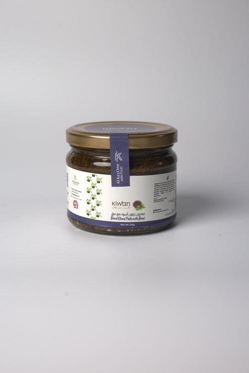 BLACK OLIVES PASTE WITH BASIL 300g